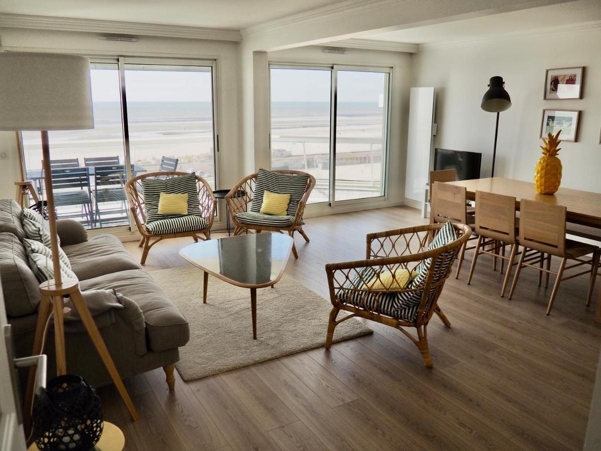 Appart T4 Lumineux Avec Terrasse Vue Mer Le Touquet Bagian luar foto