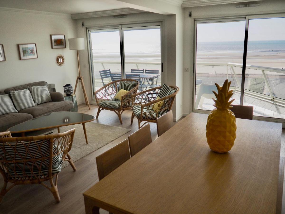 Appart T4 Lumineux Avec Terrasse Vue Mer Le Touquet Bagian luar foto